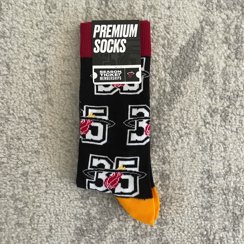 Authentic Miami Heat Socks